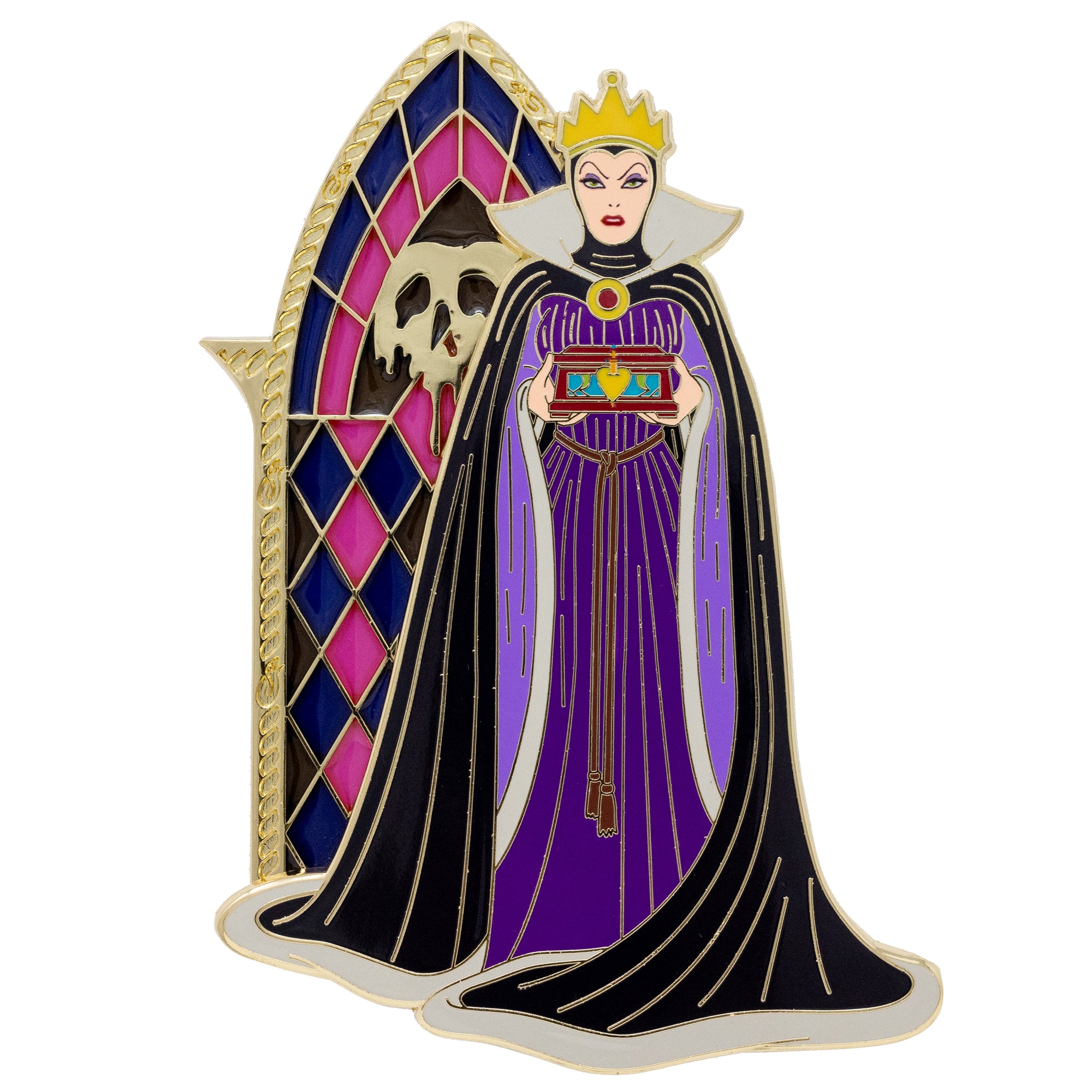Disney Stained Glass Series - Evil Queen Collectible Jumbo Pin Special Edition 150
