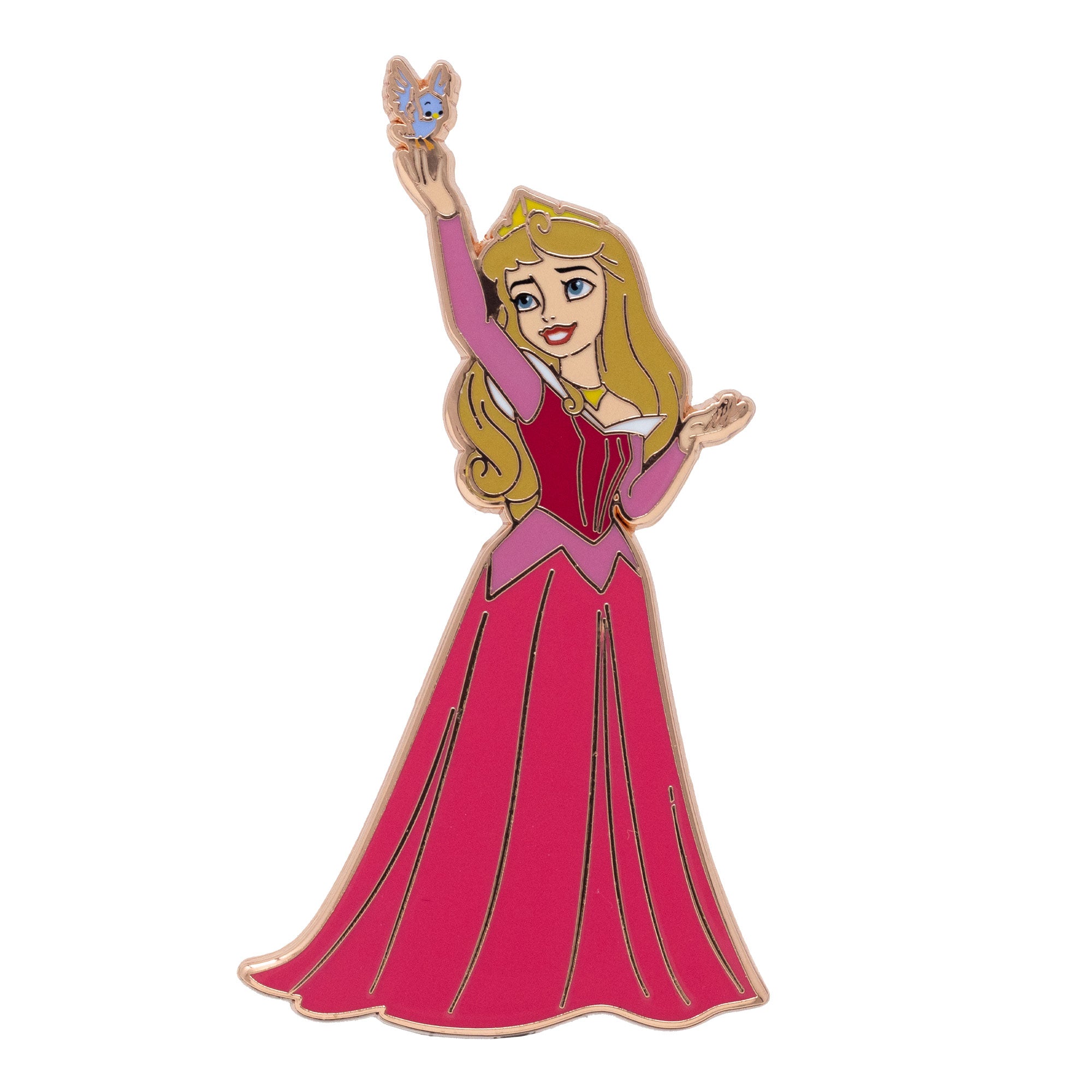 Disney Princess Sleeping Beauty Aurora with Blue Bird Collectible Trading Pin Disney Princess Sleeping Beauty Aurora with Blue Bird Collectible Trading Pin