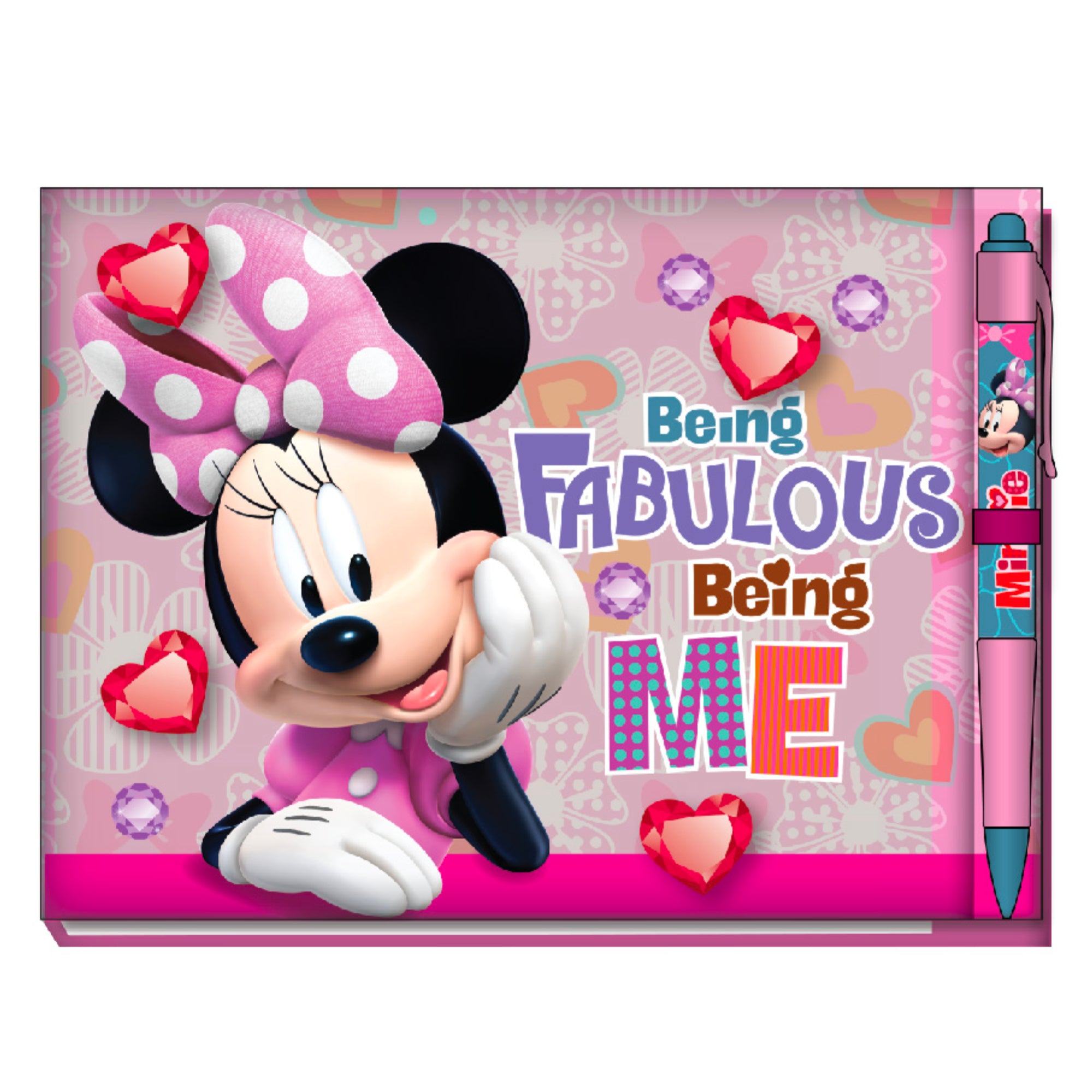 Disney 85972 Minnie Mouse Deluxe Autograph Book con bolígrafo