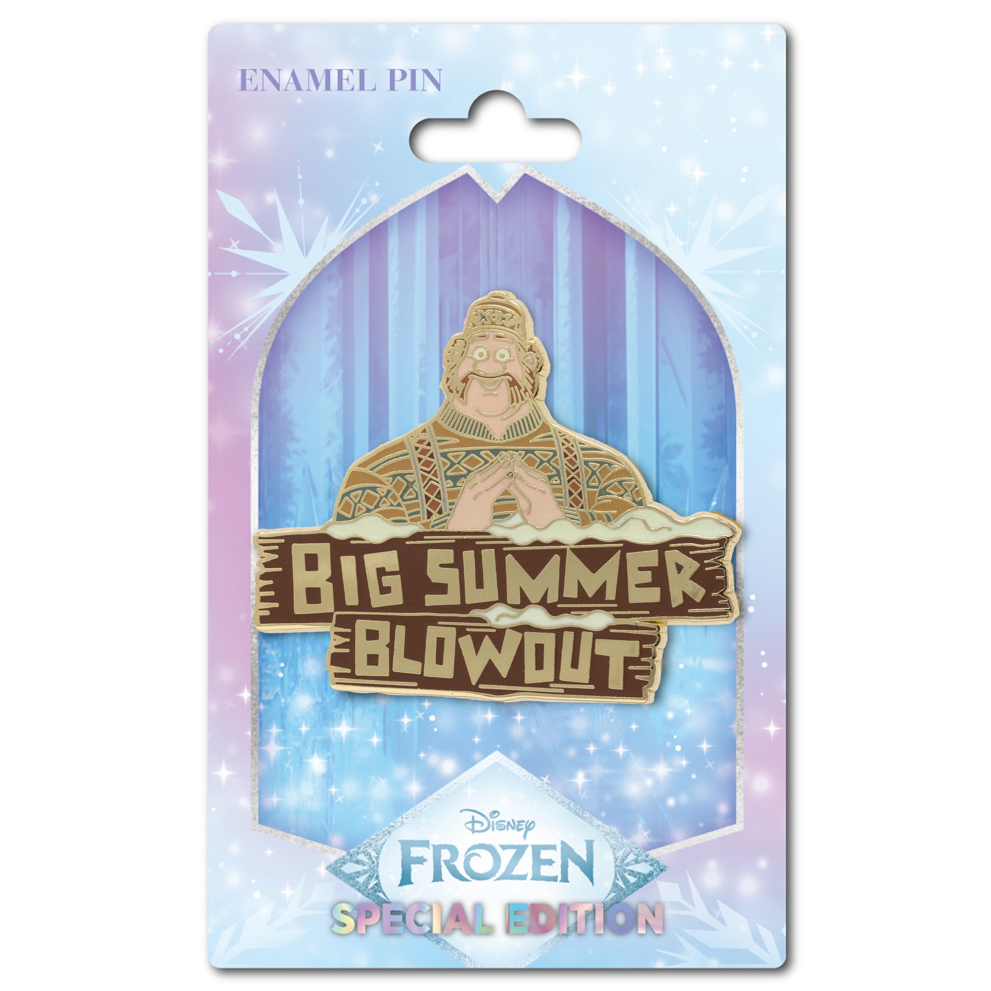 Disney Frozen Oaken Big Summer Blowout 2" Collectible Pin Special Edition 500