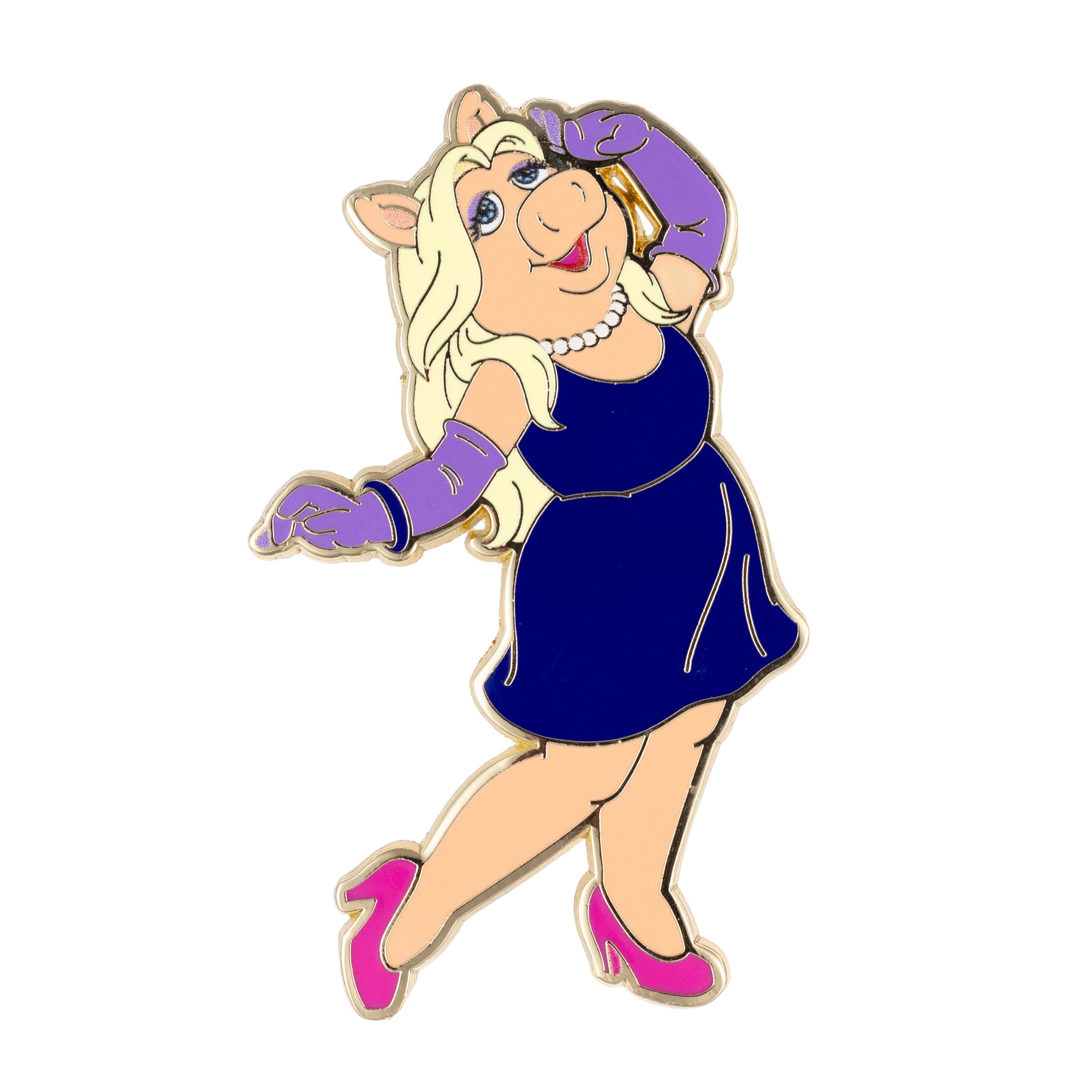 Disney The Muppets Miss Piggy Collectible Jumbo Trading Pin Disney The Muppets Miss Piggy Collectible Jumbo Trading Pin