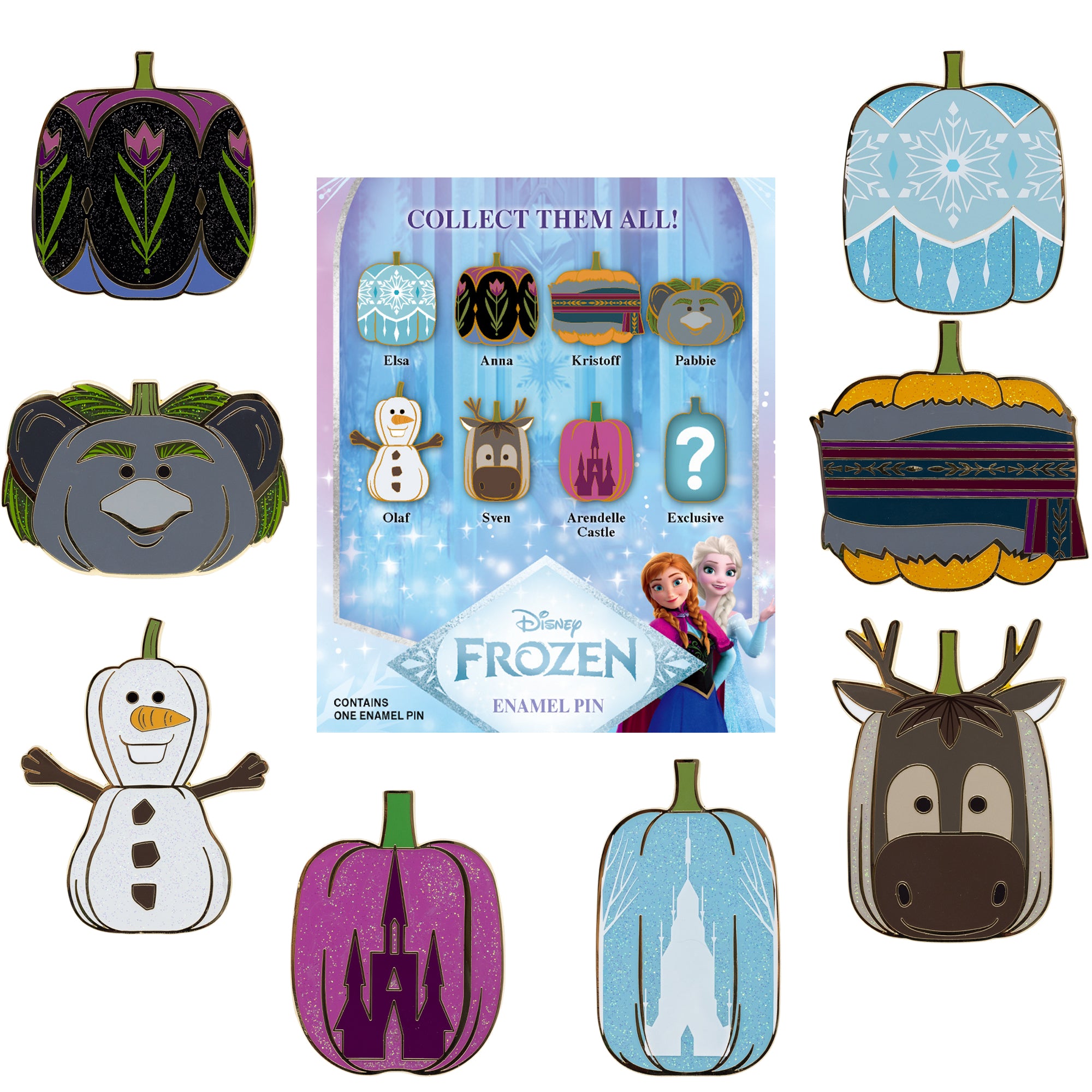 Disney Frozen Royal Harvest Collection 2.25"- 2.5" Mystery Pins - Limited Edition 300/200/100
