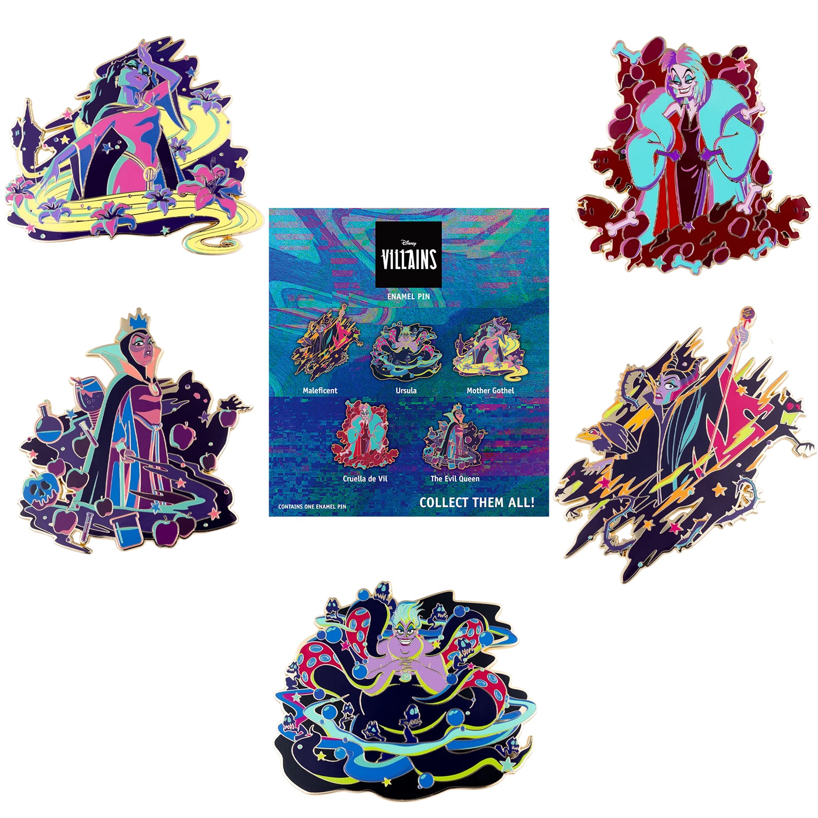 Disney Villains Ultraviolet Magic Mystery Jumbo Collectible
