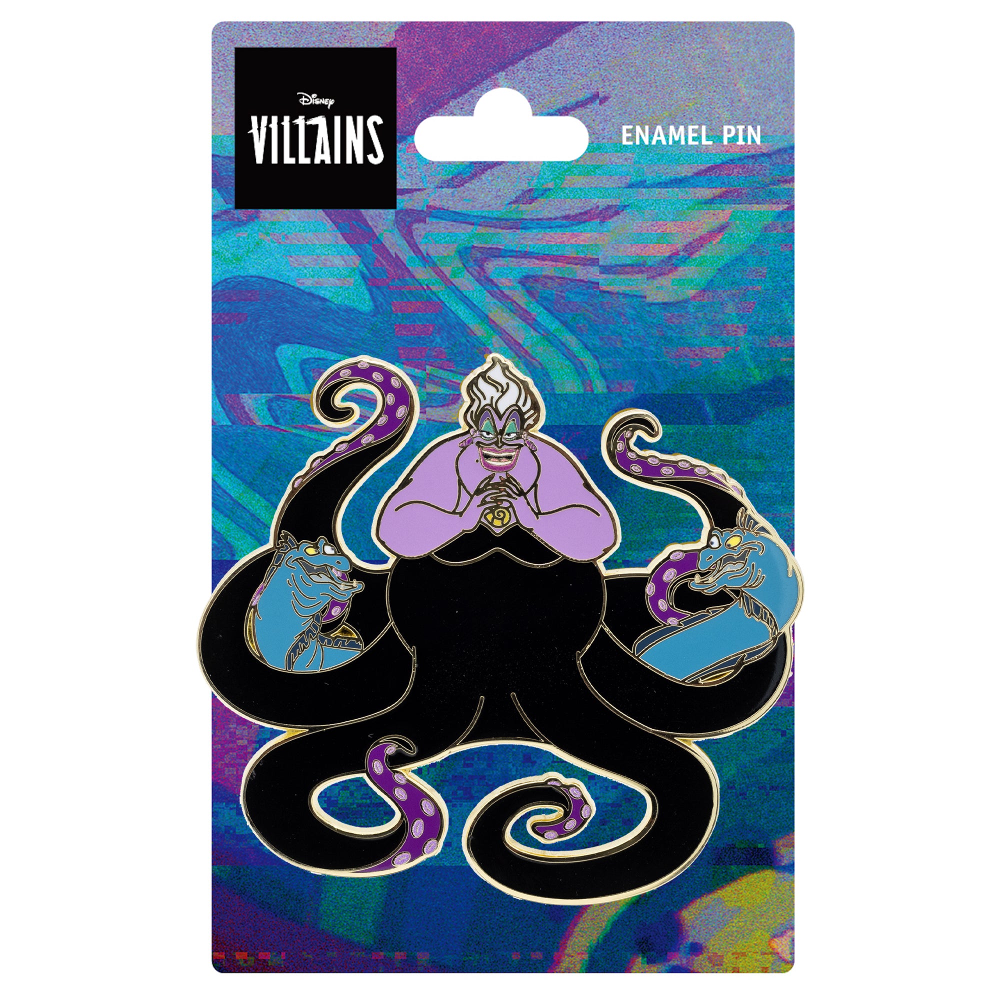 Disney Villains Ursula with Flotsam and Jetsam 2.5" Collectible Trading Pin