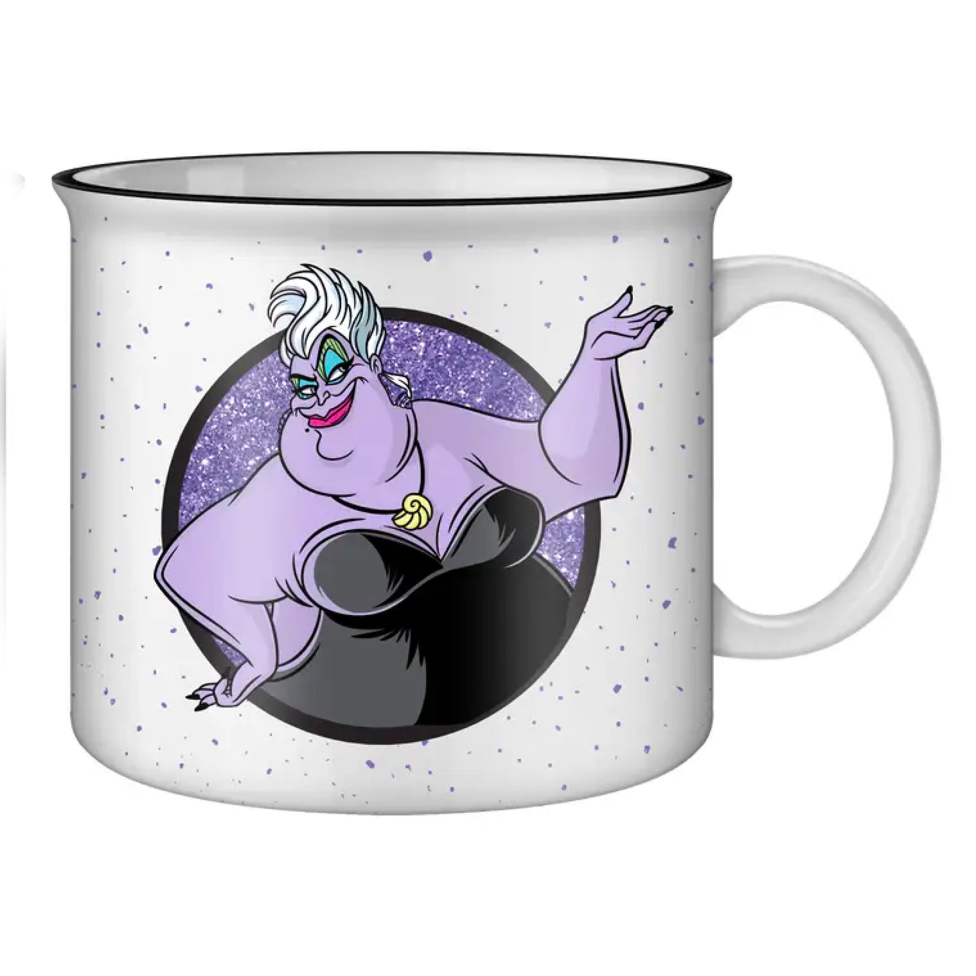 Silver Buffalo Disney Princess Icons Ceramic Camper Mug