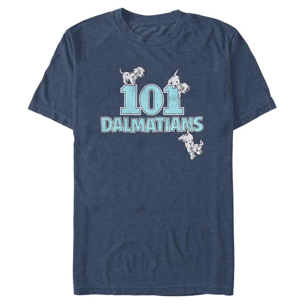 a – Pups and The 3 101 Dalmations Pink la Logo Mode T-Shirt a Men\'s