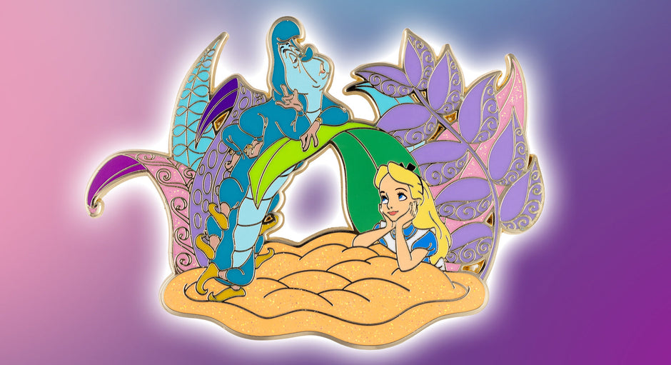 Alice in Wonderland with Caterpillar