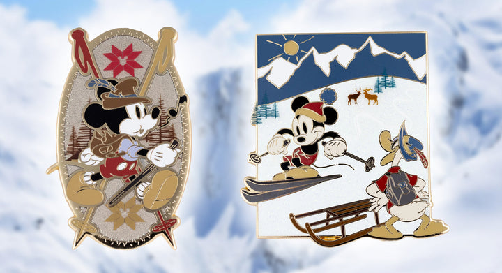Winter Mickey and Donald