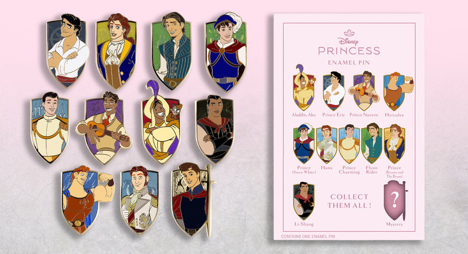 Disney Prince Shield's Mystery Pins
