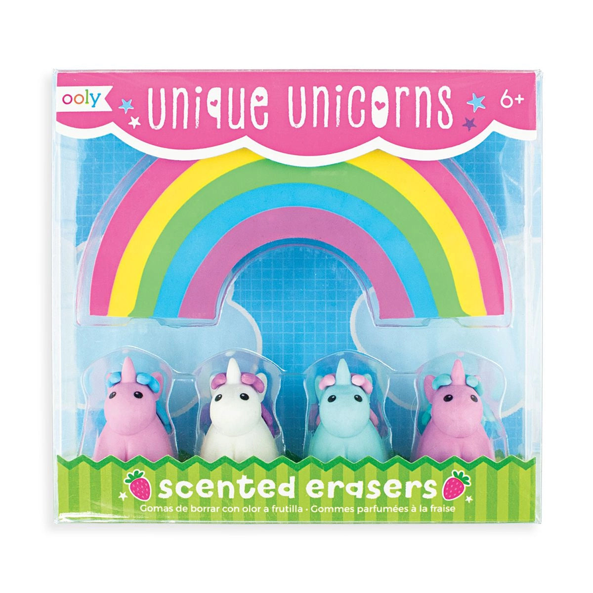Unique Unicorns Scented Erasers - Set of 5 - FINAL SALE
