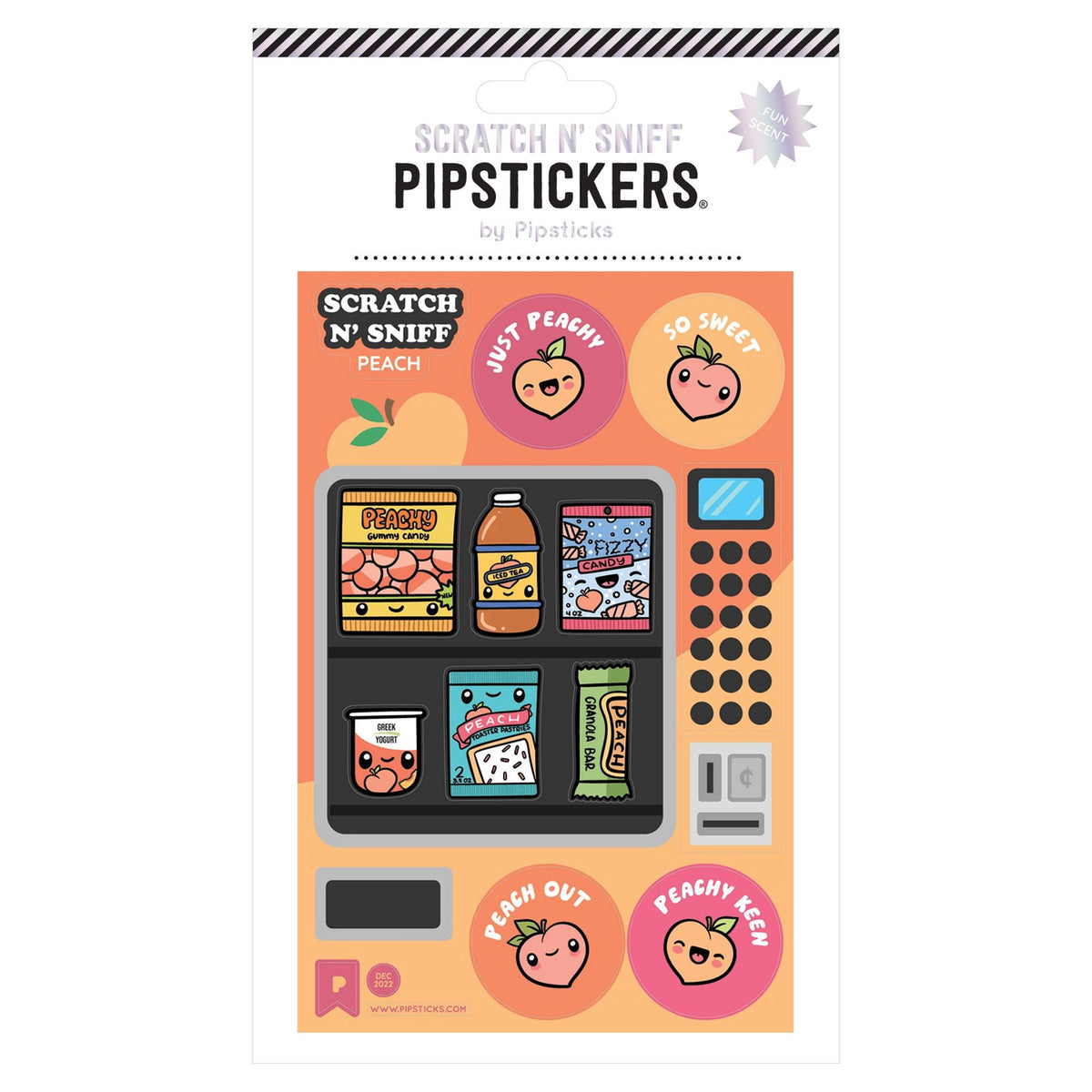 Peachy Keen Machine Scratch &#39;n Sniff Sticker Sheet