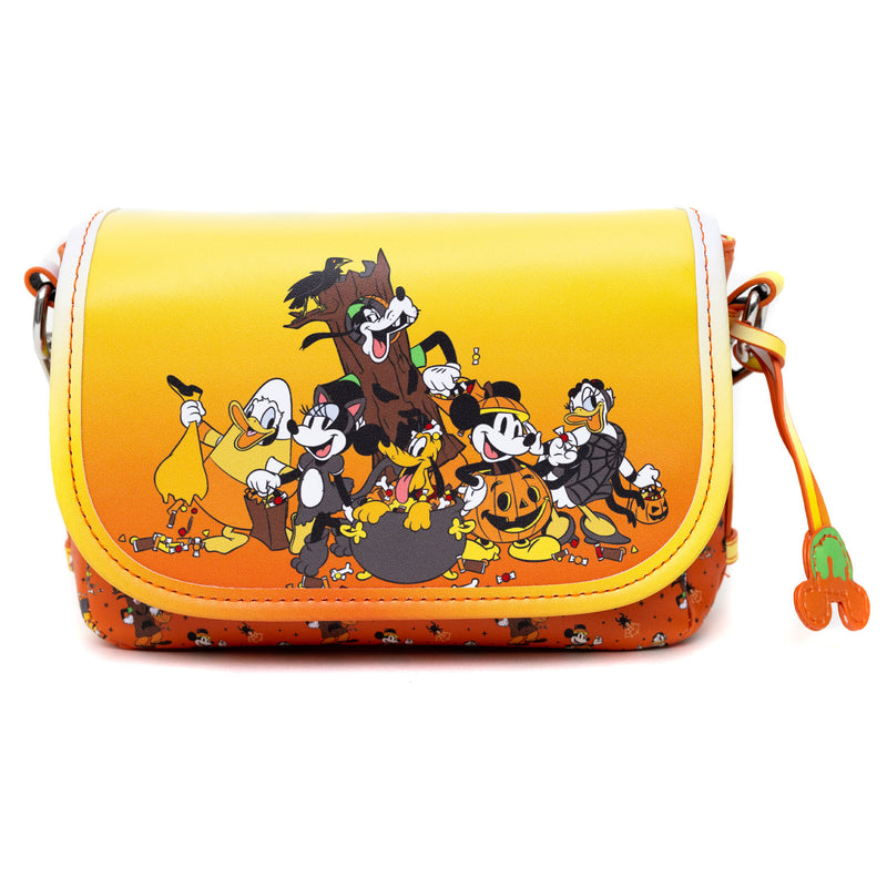 Disney x Coach + Mickey Mouse Patch Patricia Leather Saddle Bag