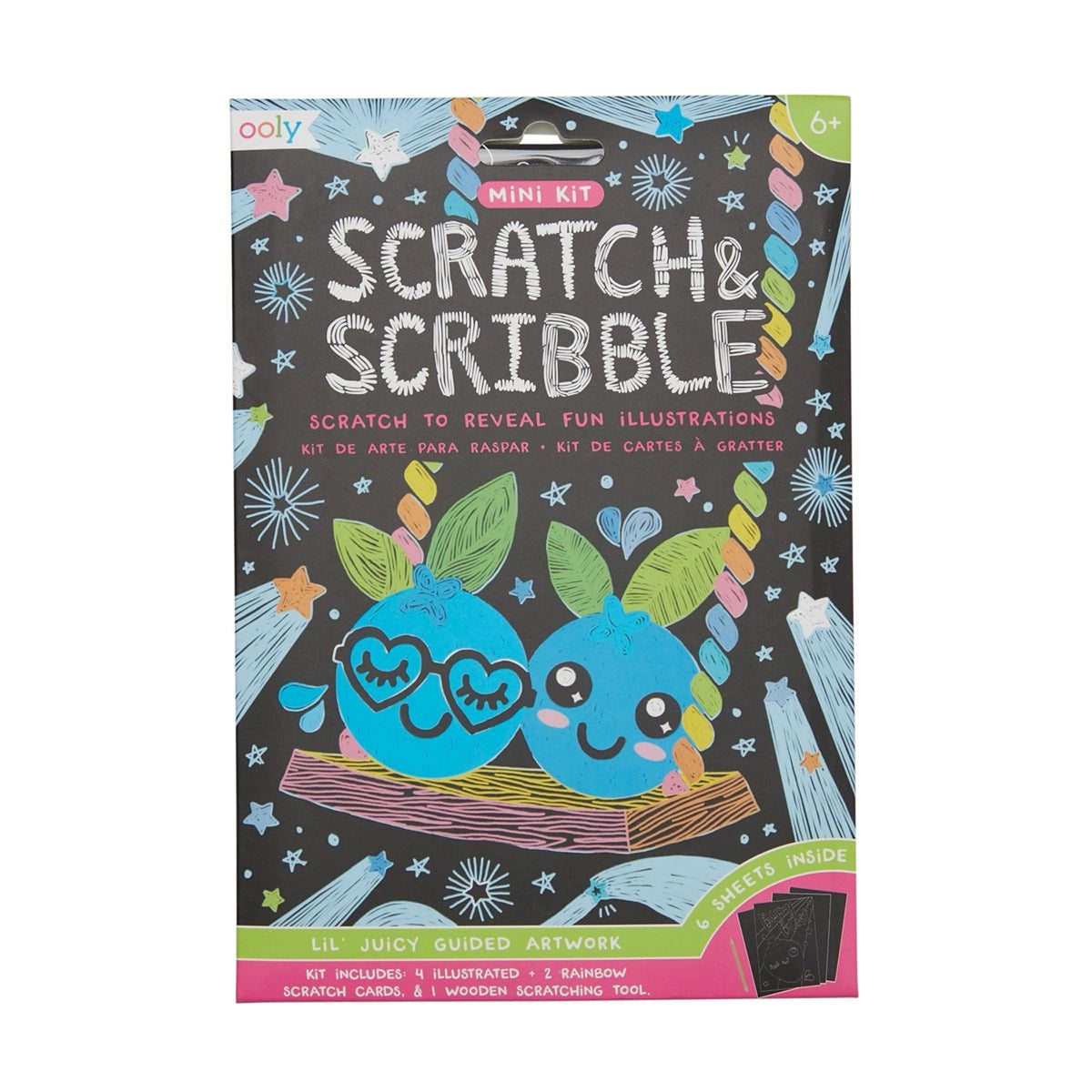 Mini Scratch &amp; Scribble Art Kit: Lil&#39; Juicy - FINAL SALE