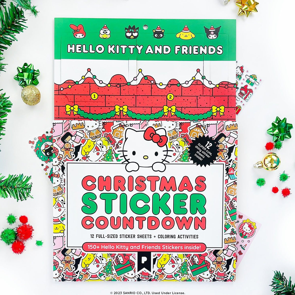 Hello Kitty and Friends Sticker Book by Erin Condren
