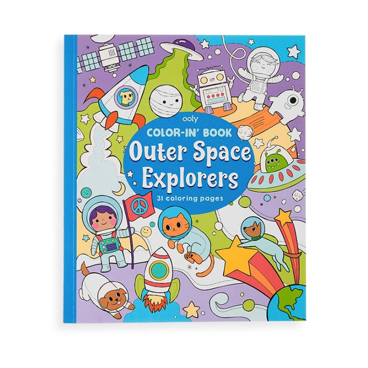 Color-in&#39; Book: Outer Space Explorers