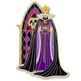 Disney Villains Stained Glass Series Snow White and the Seven Dwarfs Evil Queen Jumbo Collectible Pin