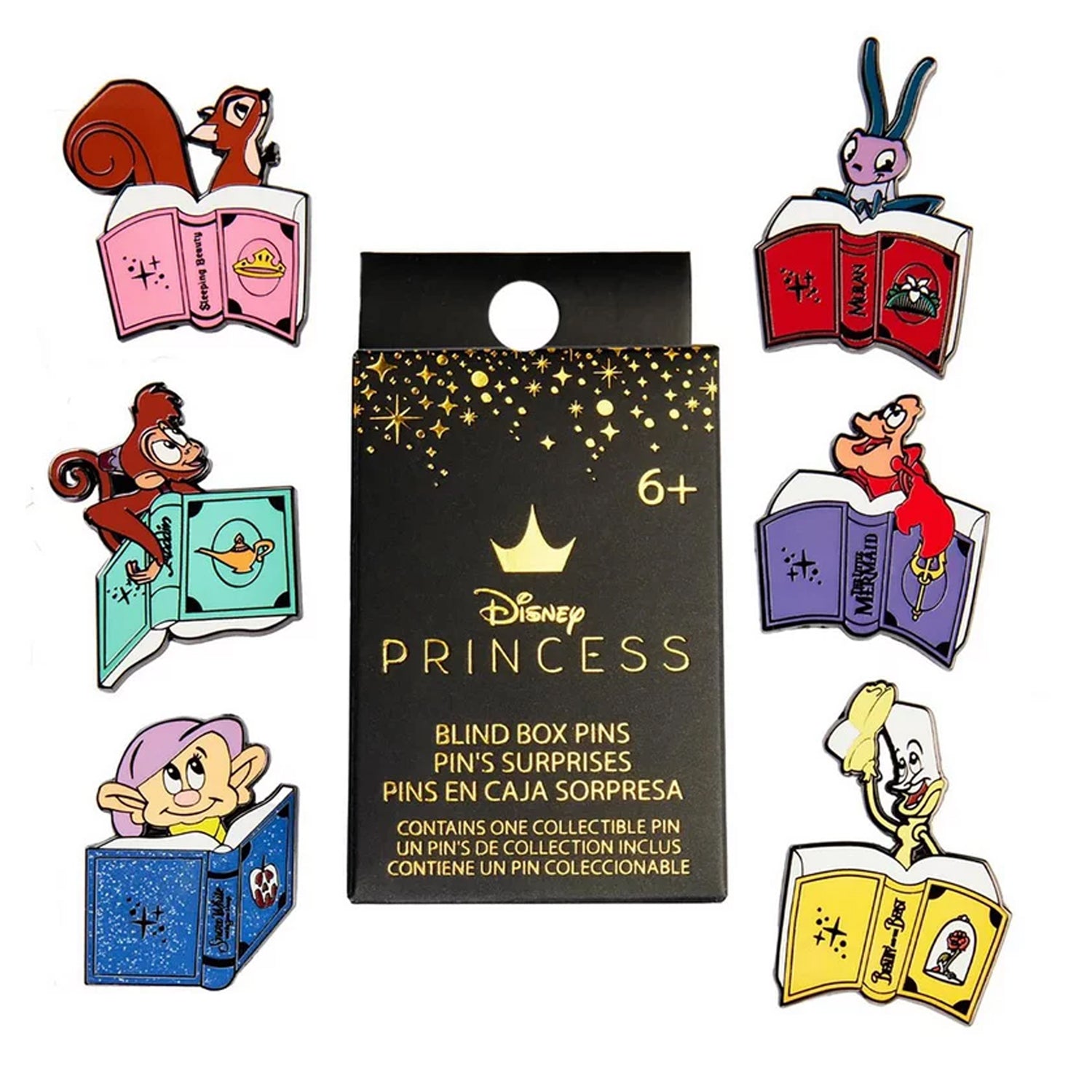 Loungefly Disney Princess Books Mystery Pin