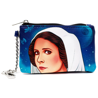 Star Wars Princess Leia ID Card Holder Wallet Keychain