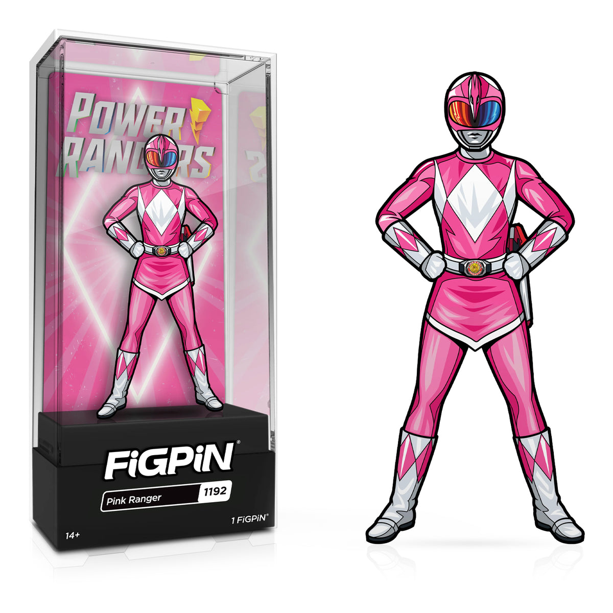 Power Rangers Pink Ranger 3&quot; Collectible Pin #1192