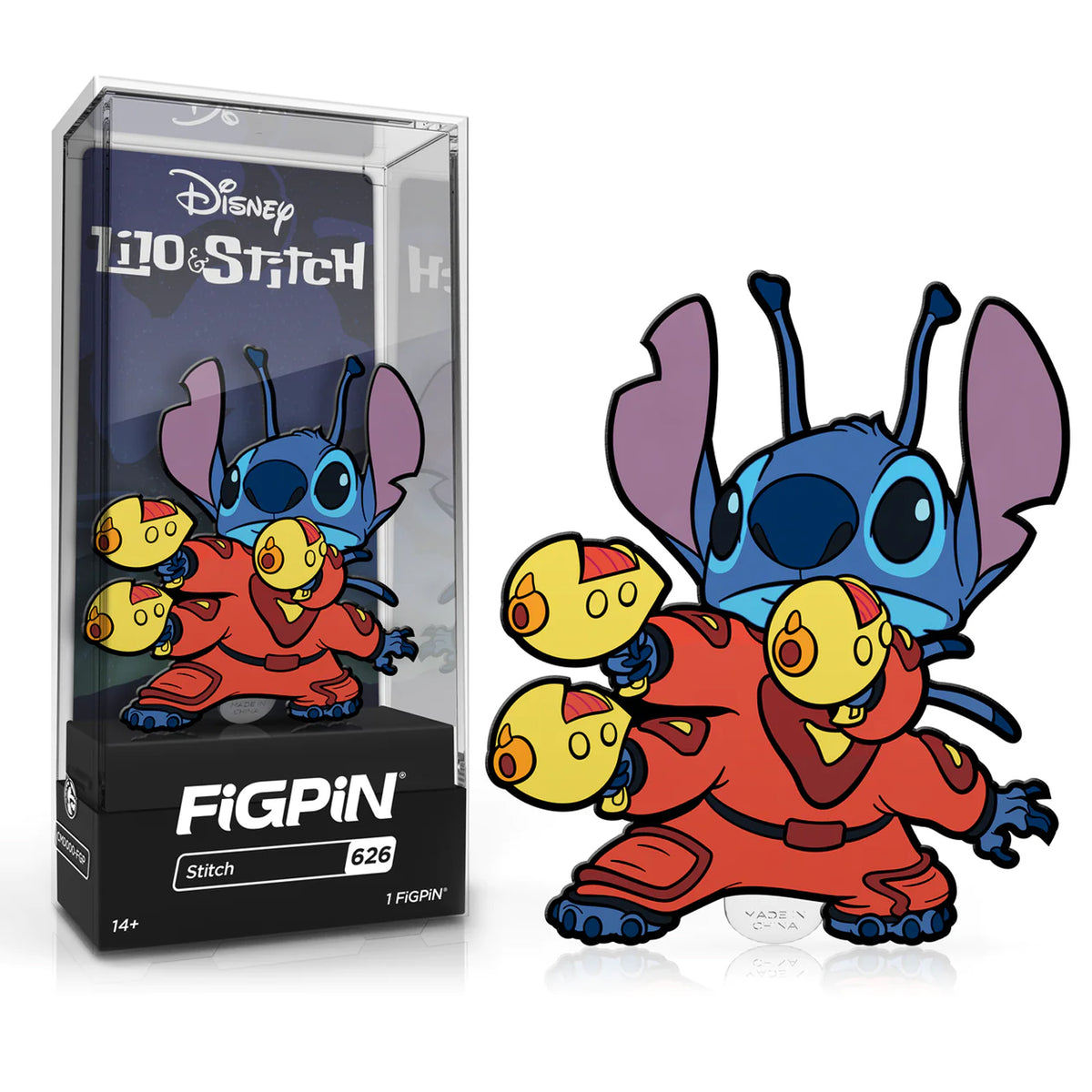 Disney Lilo and Stitch 626 Stitch 3" Collectible Pin #626