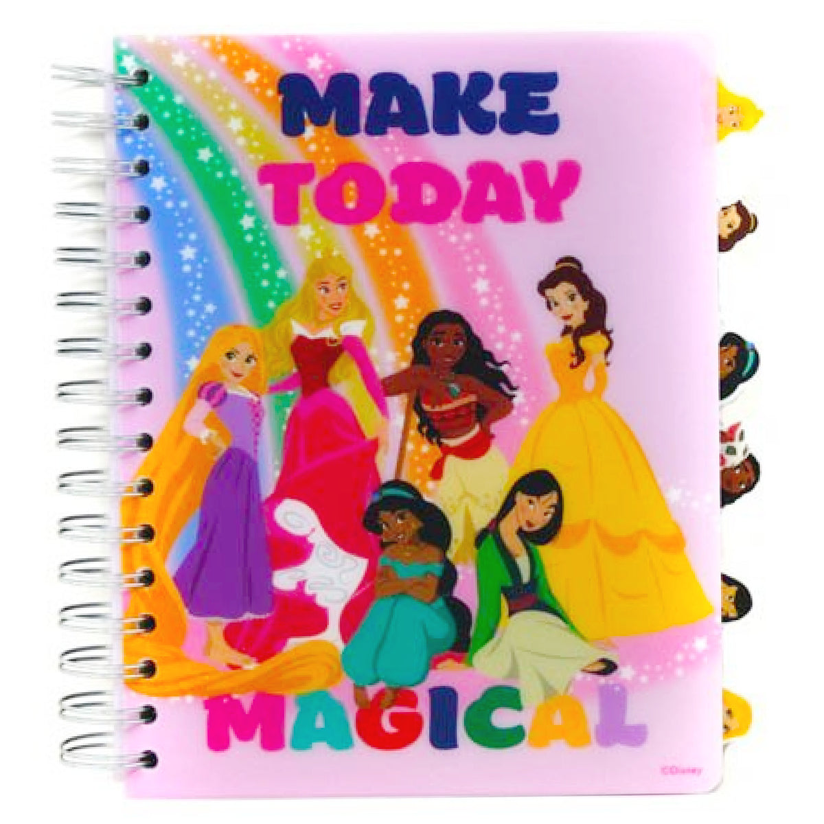 Disney Princess &quot;Make Today Magical&quot; Tabbed 144 page Journal