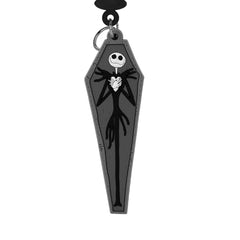 Nightmare Before Christmas Jack Skellington Coffin Collectible Soft Touch Bag Clip/Luggage Charm