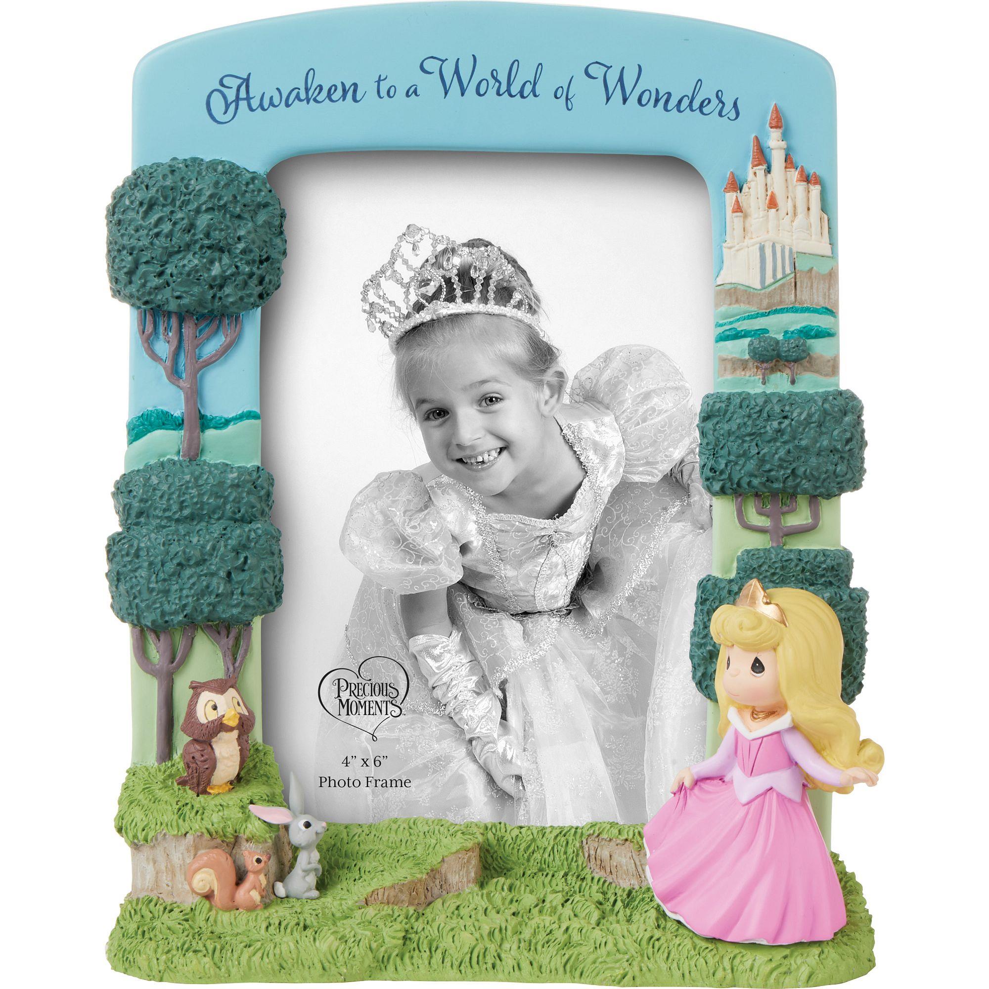 Disney Aurora Precious Moments Sculpted Photo Frame