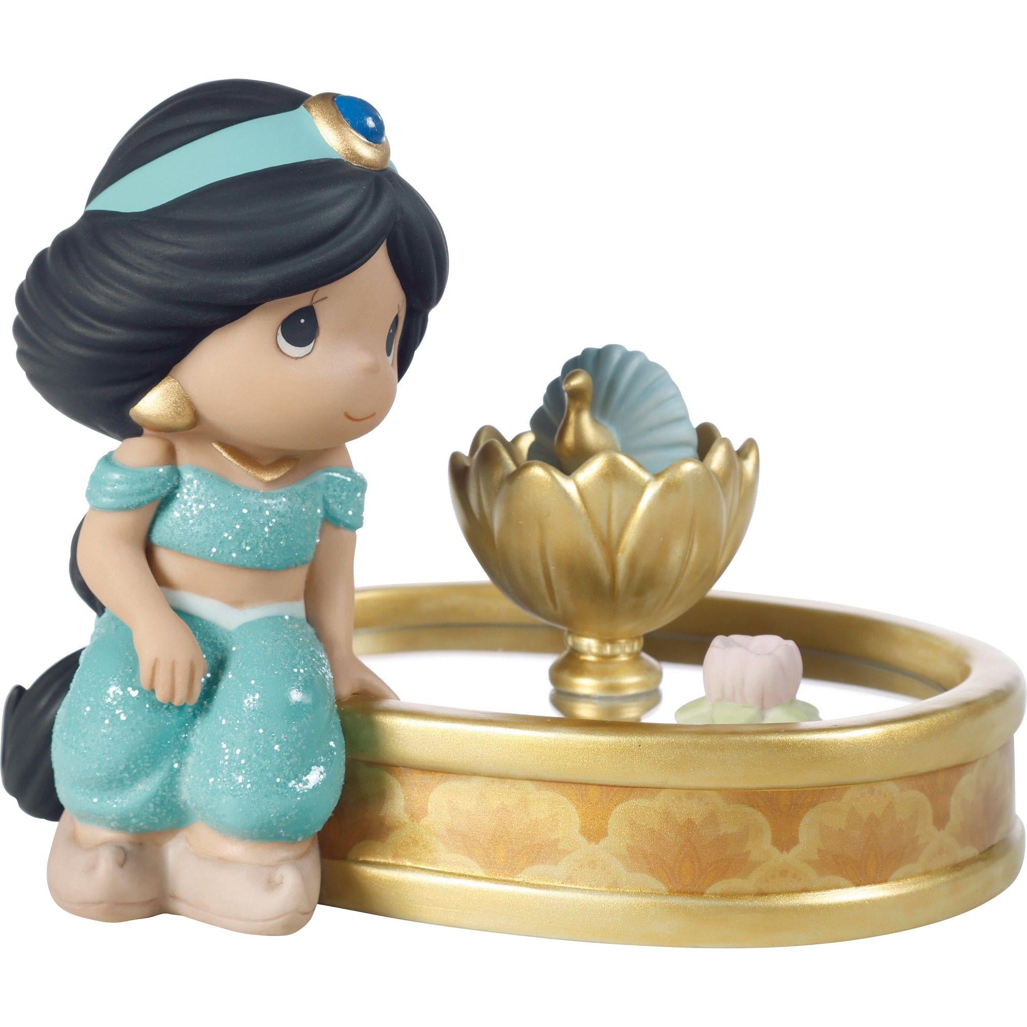 Disney Aladdin Jasmine Wishing Well Precious Moments Figurine