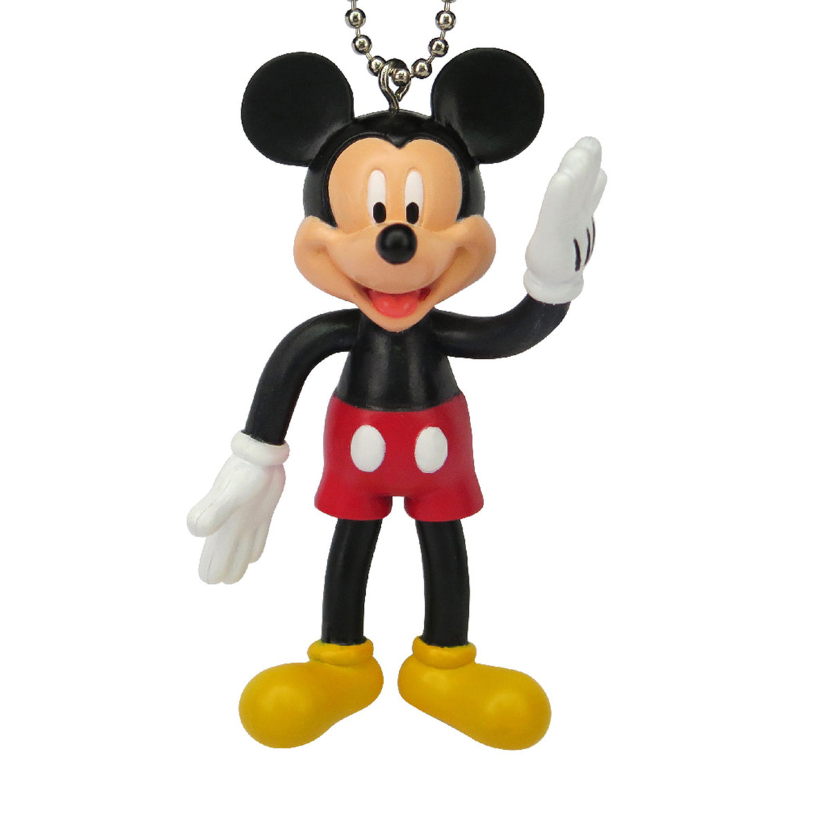 Disney Mickey Mouse Bendable Collectible Keychain/Bag Charm