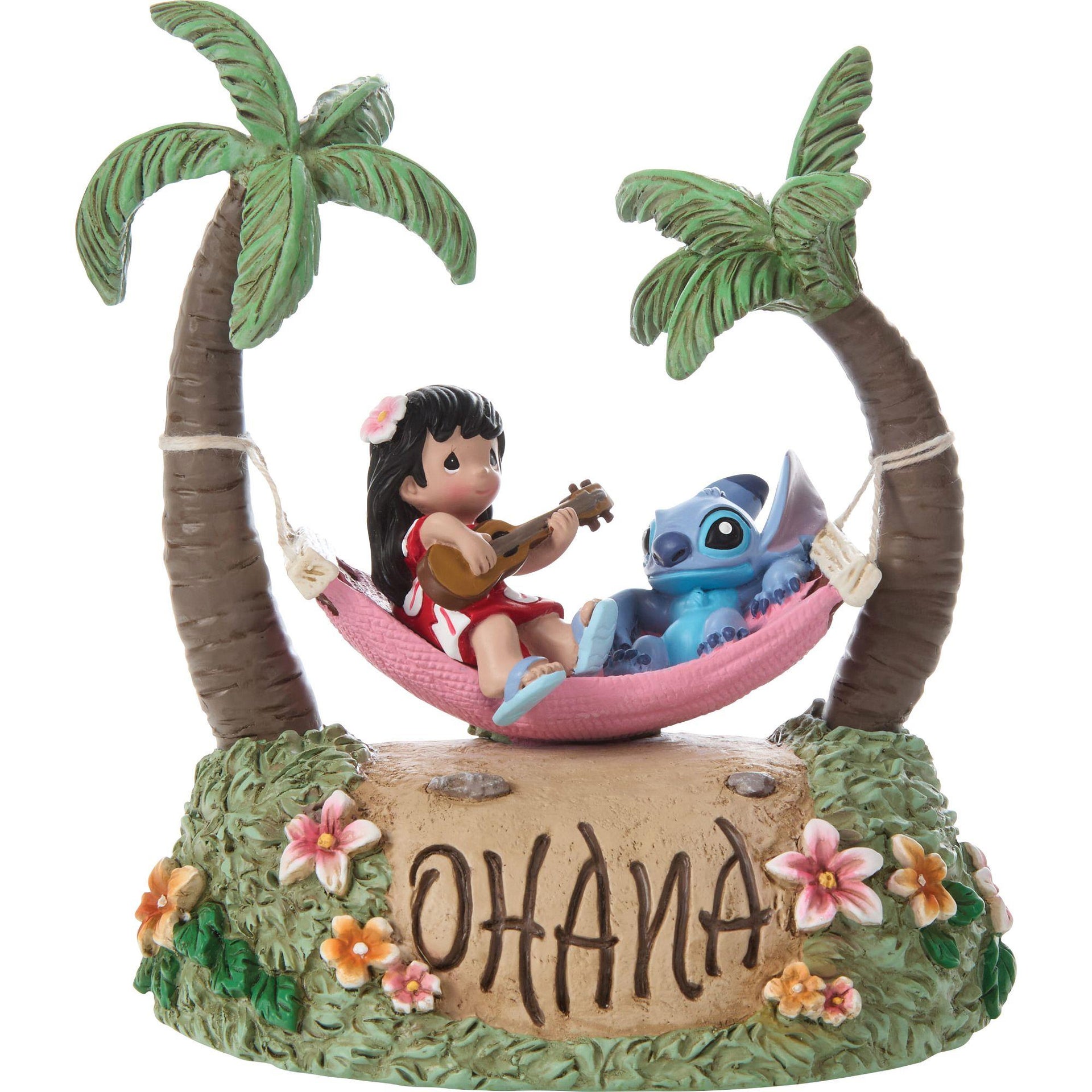 Disney Lilo and Stitch Hammock Precious Moments Musical Figurine