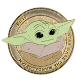 Star Wars Coin Series Baby Yoda Grogu Jumbo Collectible Pin
