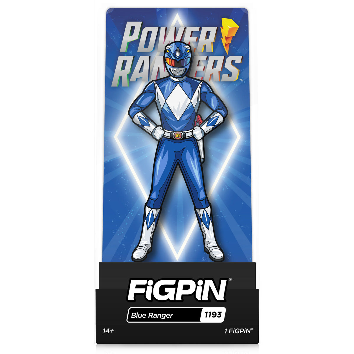 Power Rangers Blue Ranger 3&quot; Collectible Pin #1193