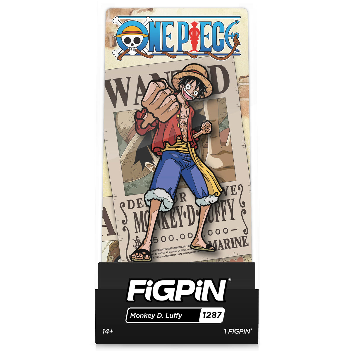 One Piece Monkey Luffy 3&quot; Collectible Pin #1287