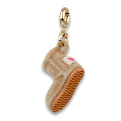 CHARM IT! - Gold Furry Bootie Charm