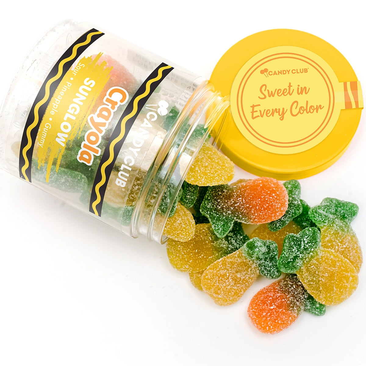 Crayola Sunglow Sour Pineapple Gummy