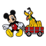 Disney Mickey and Friends Pluto on a Wagon Collectible Trading Pin