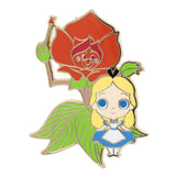 Disney Alice in Wonderland Red Rose Collectible Trading Pin