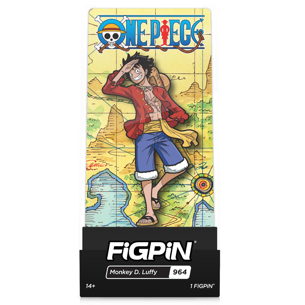 One Piece Monkey D Luffy 3&quot; Collectible Pin #964