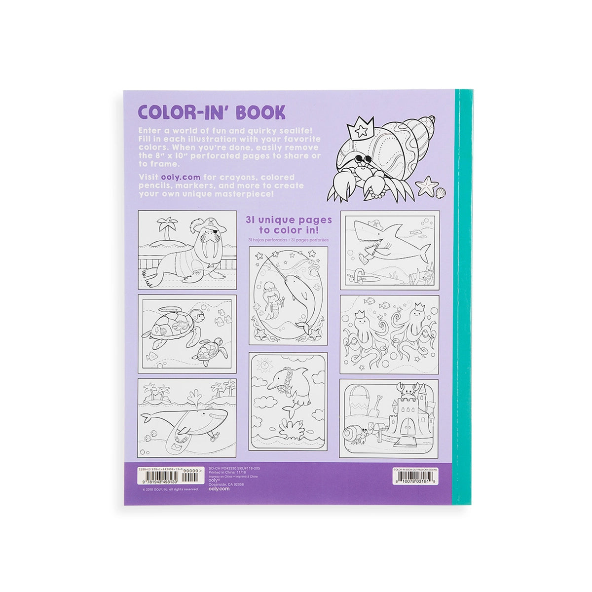 Color-in&#39; Book: Outrageous Ocean