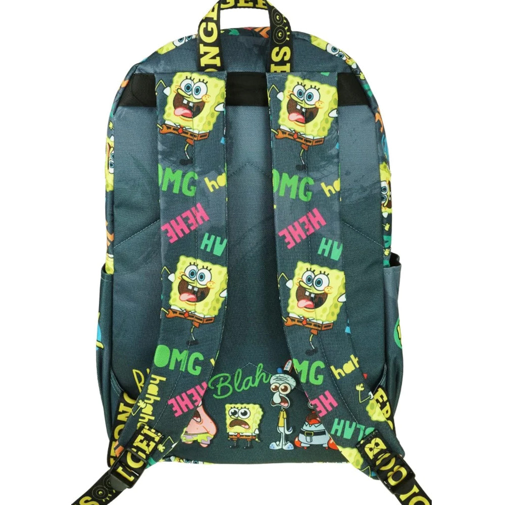 Spongebob Squarepants 17&quot; Full Size Nylon Backpack