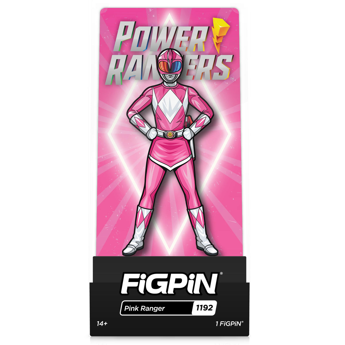 Power Rangers Pink Ranger 3&quot; Collectible Pin #1192
