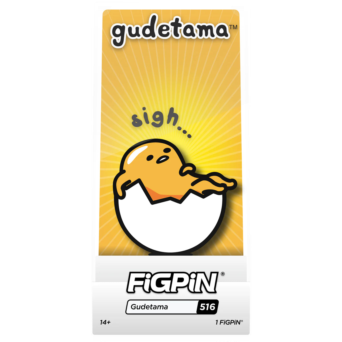 Gudetama Limited Edition 1500 3&quot; Collectible Pin #516