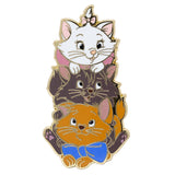 Disney The Aristocats Cat Stack Marie, Berlioz and Toulouse Collectible Trading Pin