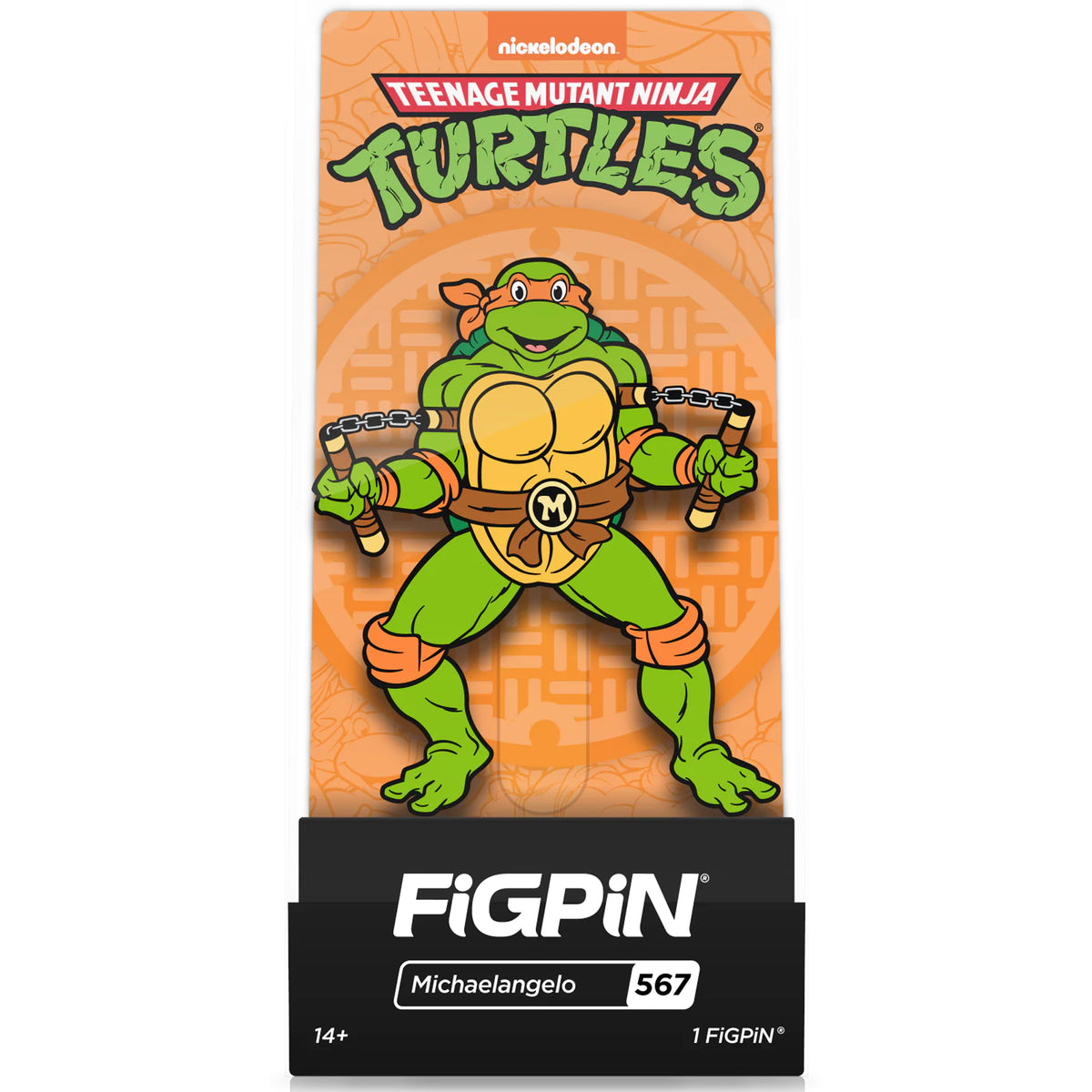 Teenage Mutant Ninja Turtles Michaelangelo 3&quot; Collectible Pin #567