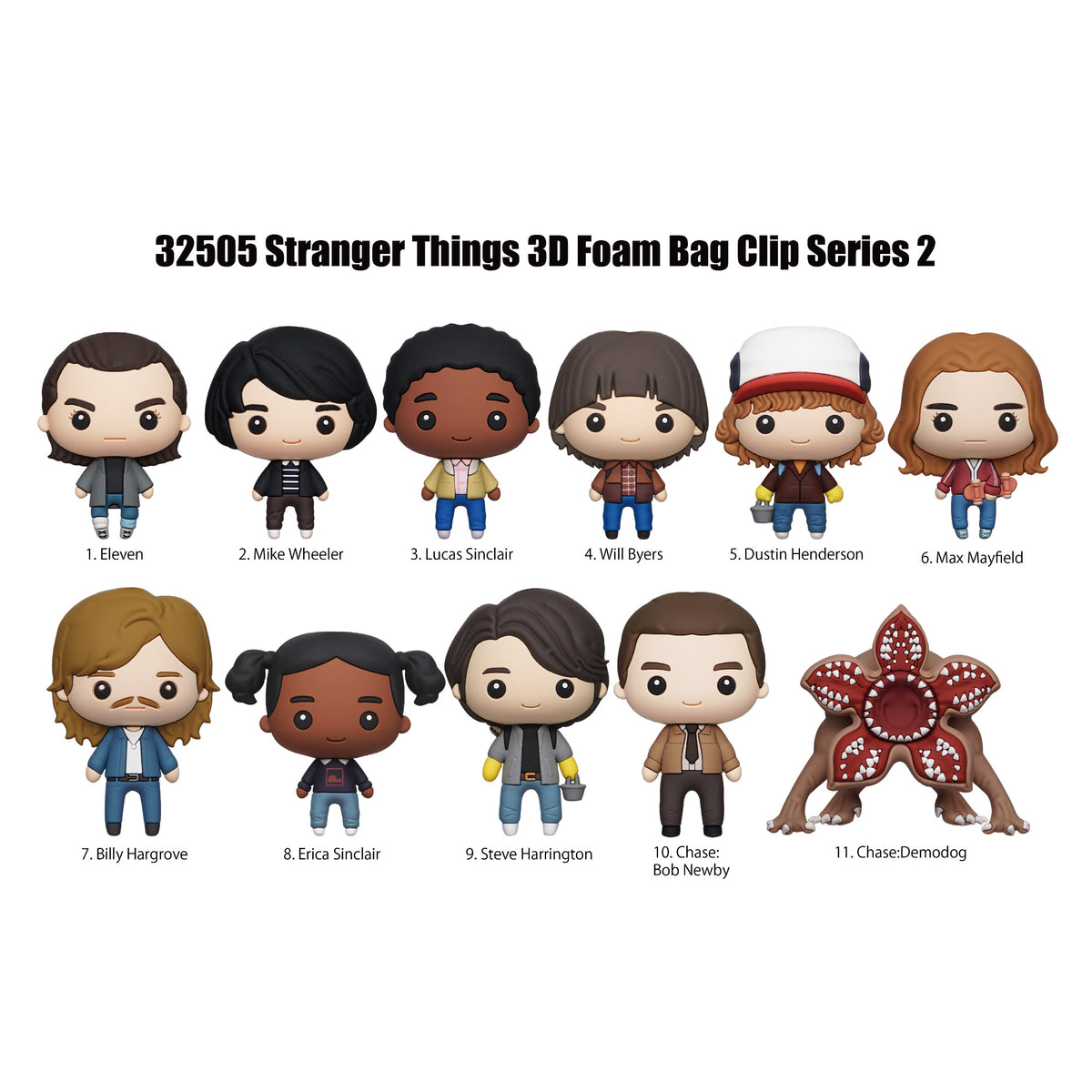 Stranger Things Mystery 3D Bag Clip - Series 2