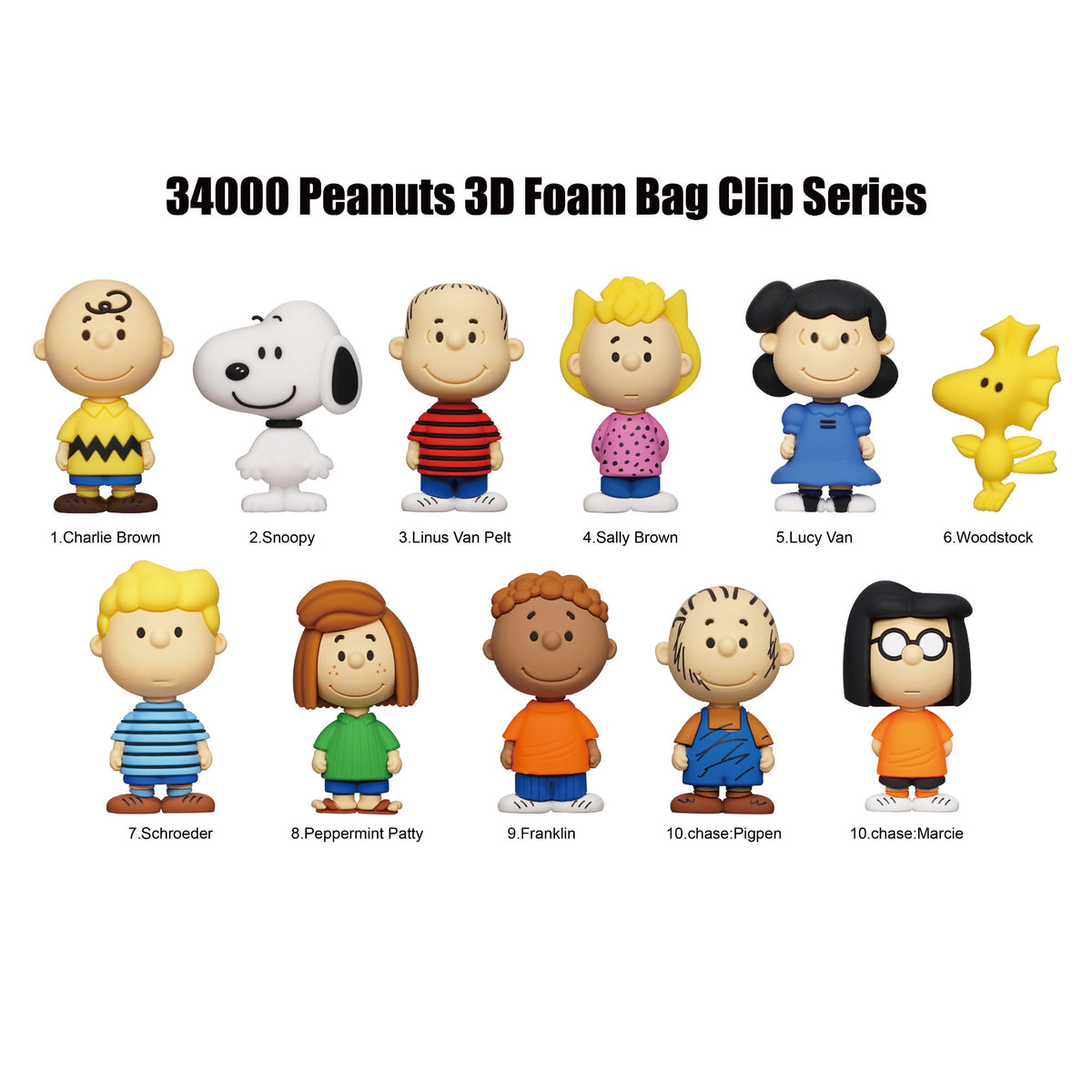 Peanuts Mystery 3D Bag Clip
