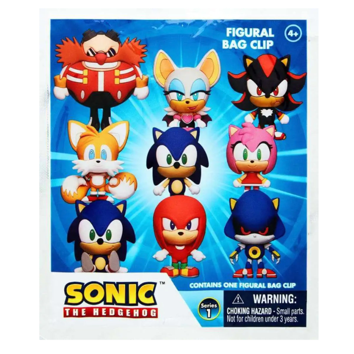 Sonic the Hedgehog Mystery 3D Bag Clip Series 1