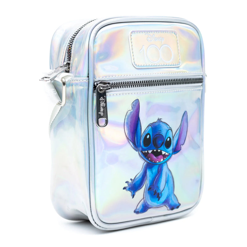 Disney 100 Stitch Holographic Crossbody Bag