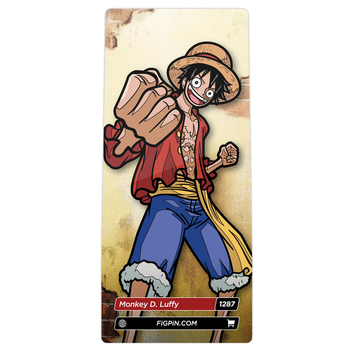 One Piece Monkey Luffy 3&quot; Collectible Pin #1287