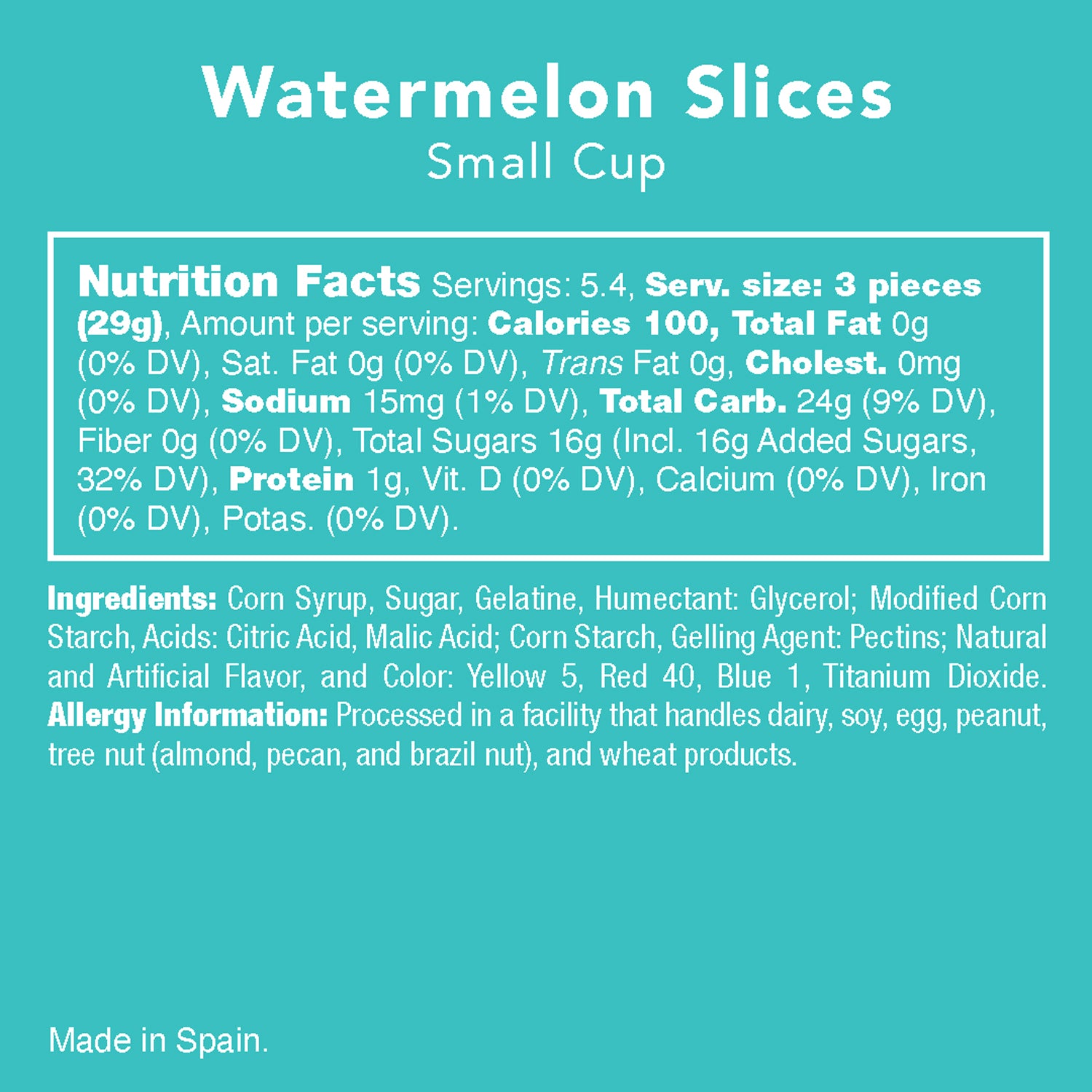 Watermelon Slices Tart Gummy